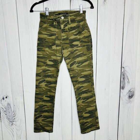 Lucky Brand Womens Camo Jeans Mid-Rise Ava Slim Size 0/25 (25" x 26") Ankle - Picture 1 of 9